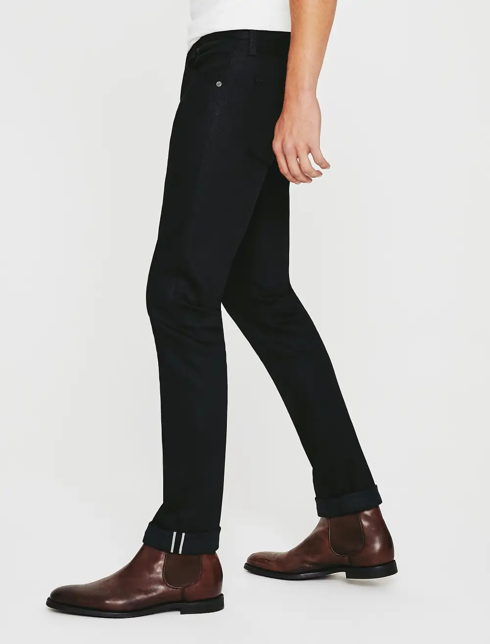 Men's Modern Slim Twill Jeans