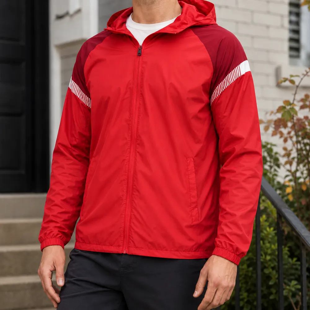 Hooded Woven Jacket
