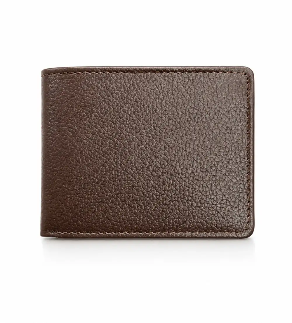 ID Window Cow Leather Wallet