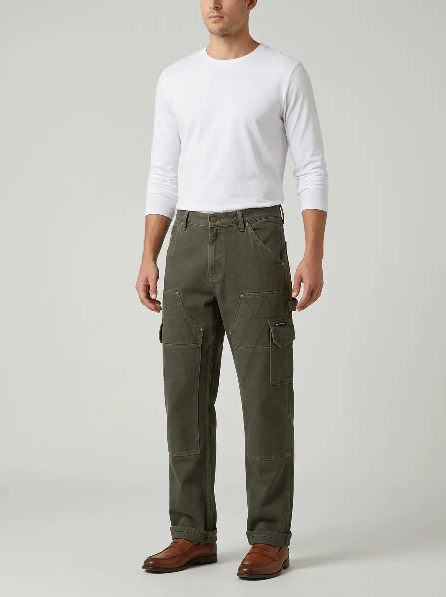 Workwear Reinforced Cargo Jeans
