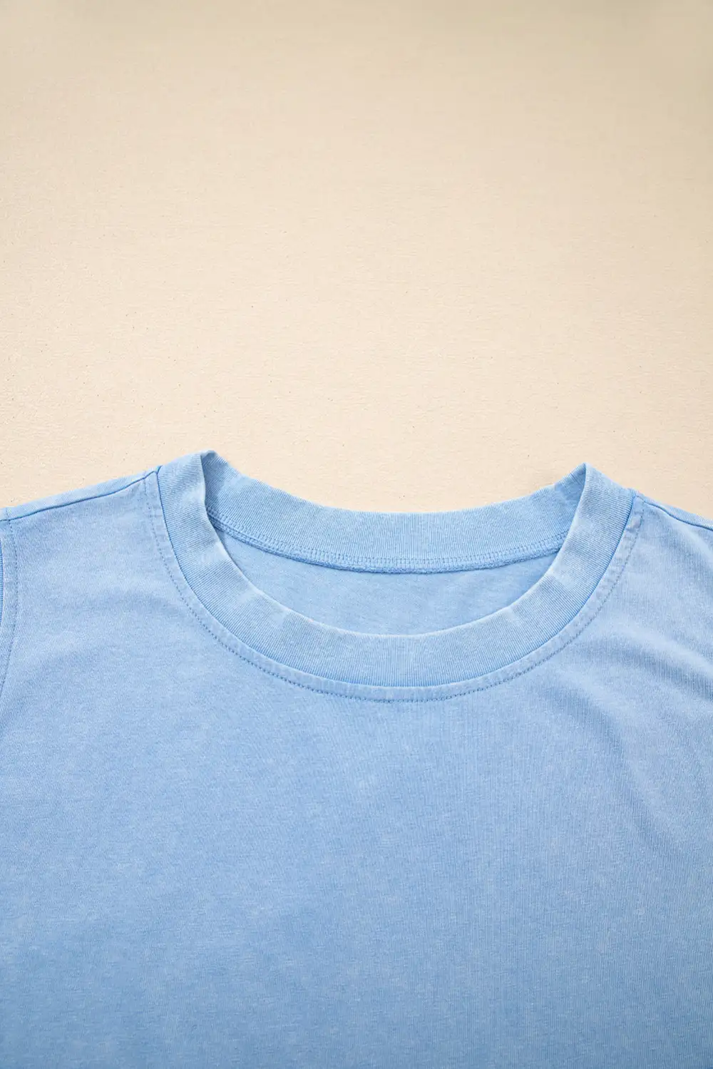 Casual Cotton Blend Pieces Detail Coordinated Set