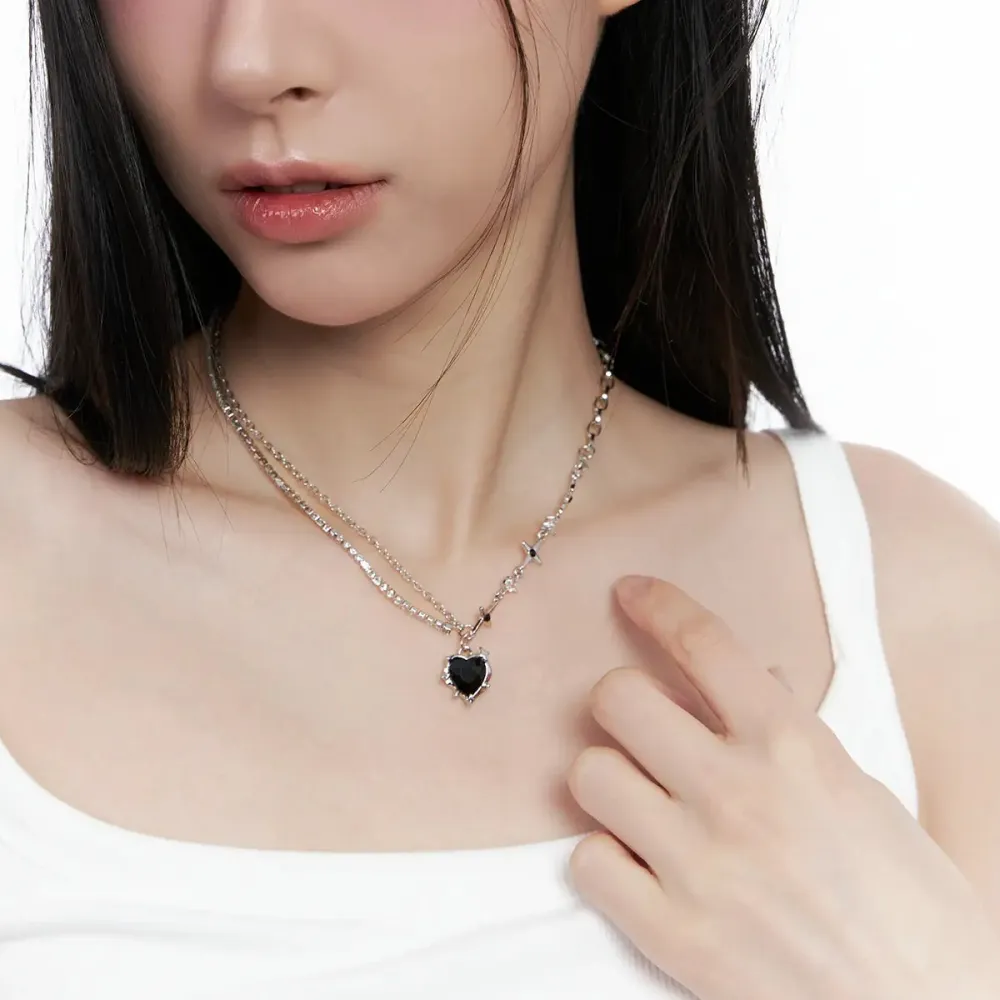 And Half Heart Necklace