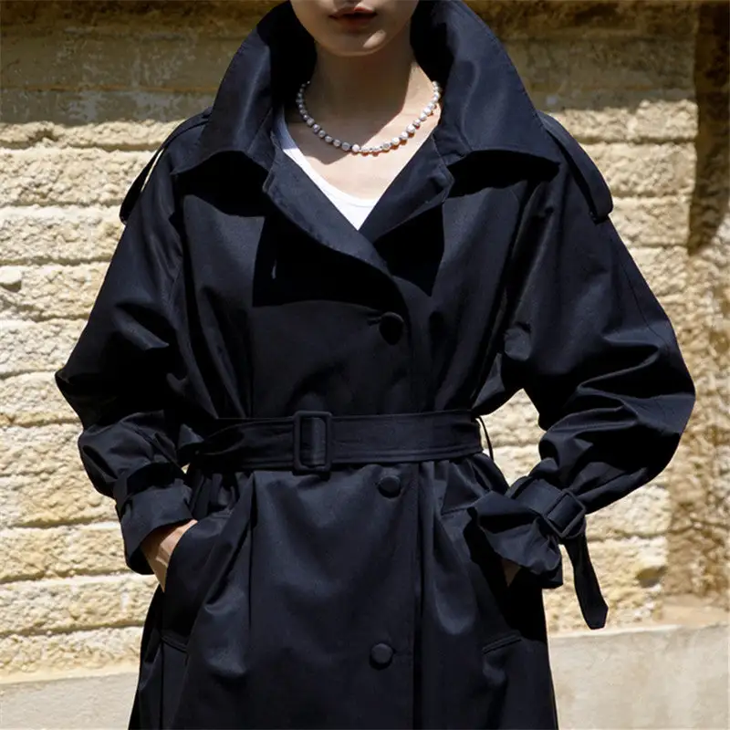 Versatile Patch Pocket Trench Coat