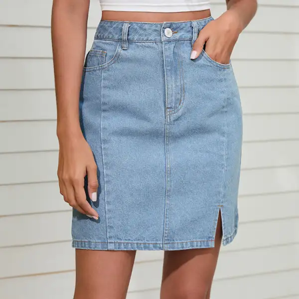 Classic Everyday Denim Skirt