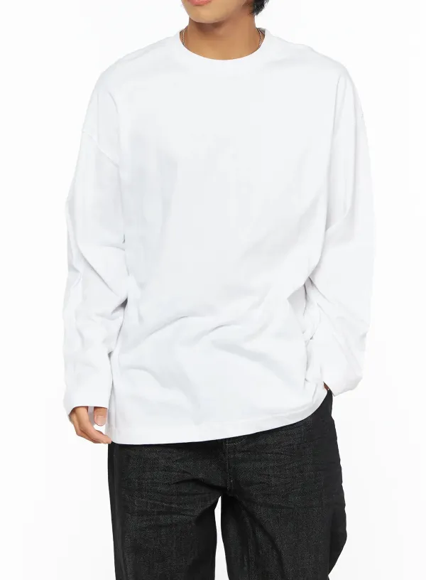 Men's Washed Long Sleeve Tee