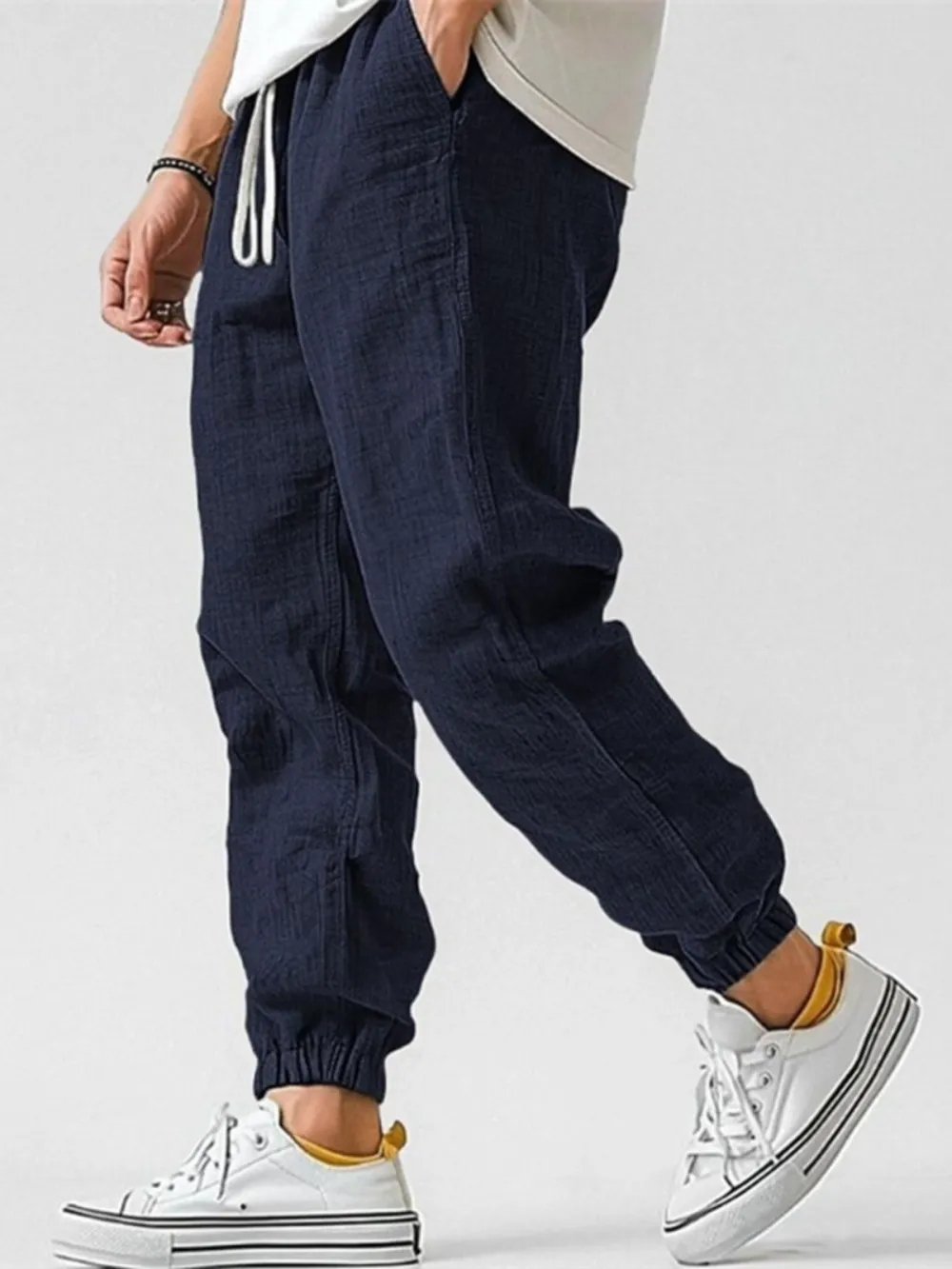 Roomy Cotton Linen Pants