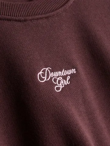 7-15yrs | Cotton Rich Bubble Hem Sweatshirt