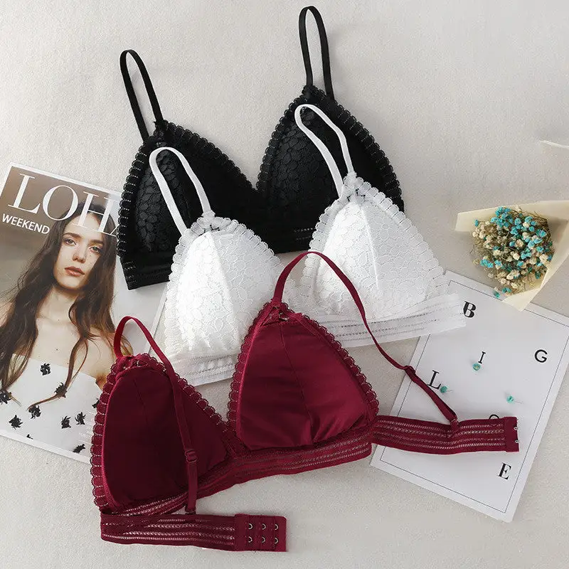Adjustable Lace Bralette Everyday Support Bra