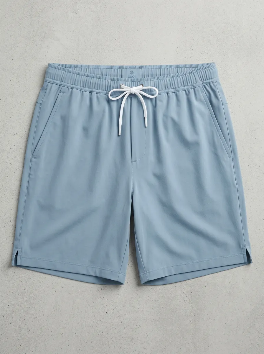 Classic Ice-Silk Stretch Drawstring Shorts