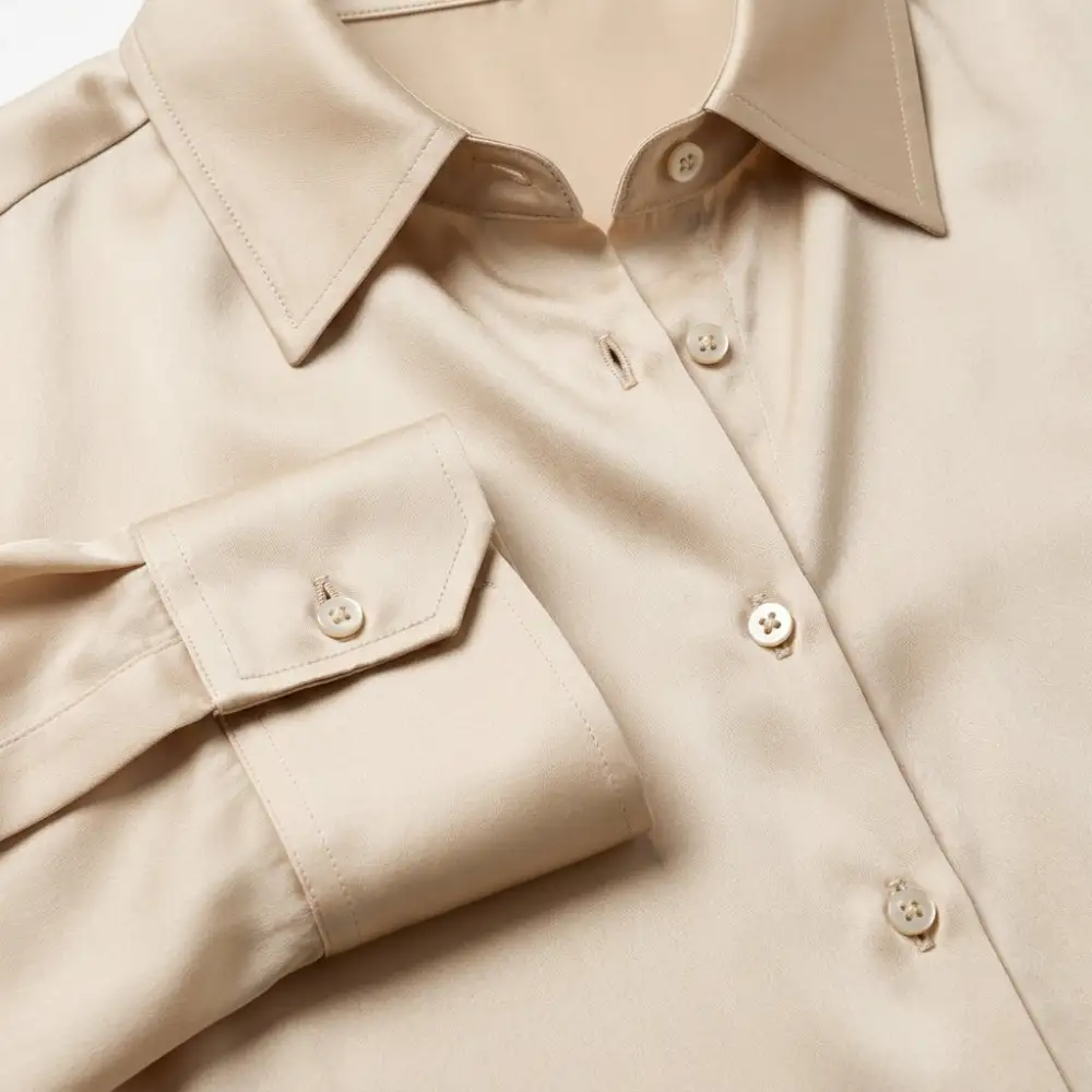Refined Silk Relaxed Blouse