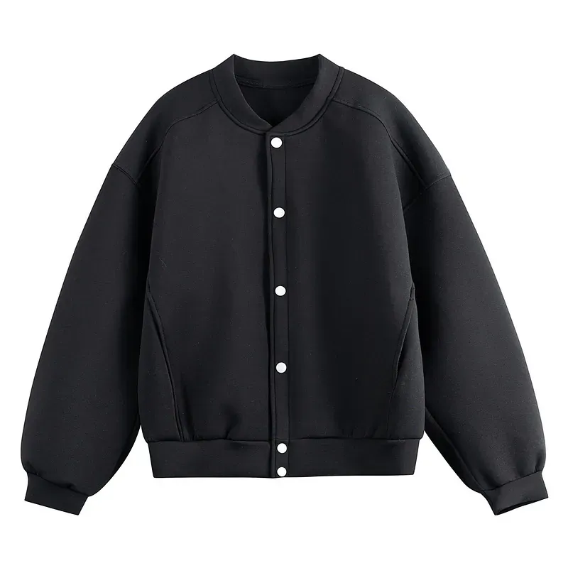 Solid Color Oversized Space Cotton Jacket