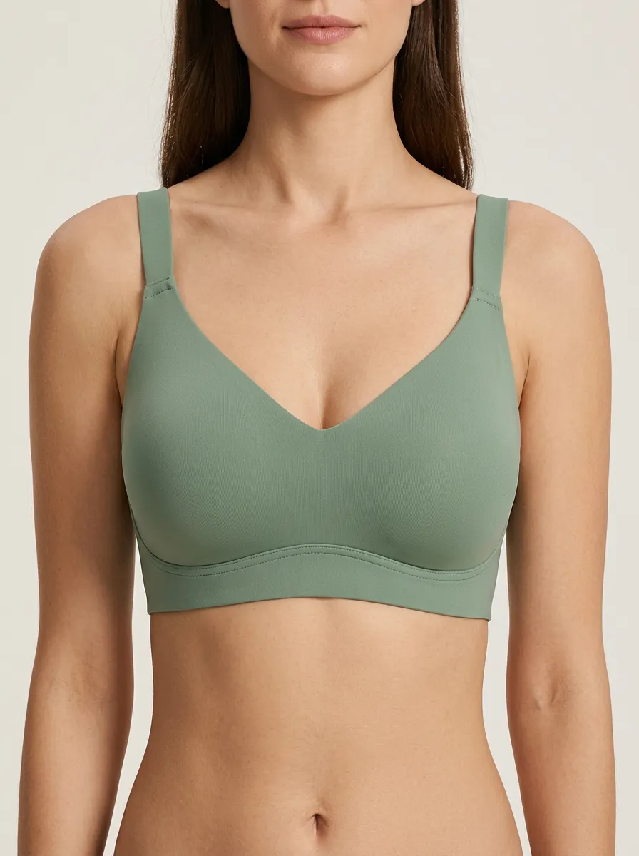 Classic V-Neck Wireless Bra