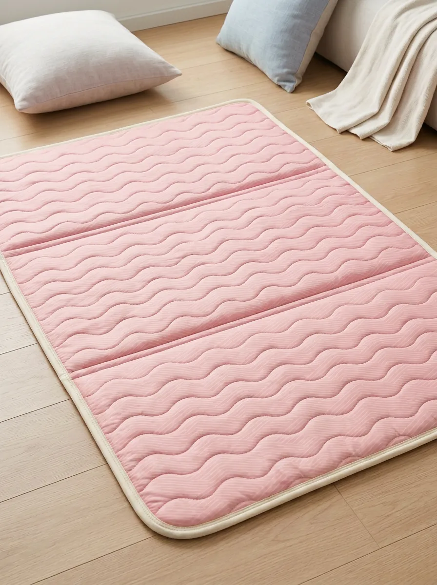 Summer Cooling Mint Wave Pattern Pattern Cooling Mat