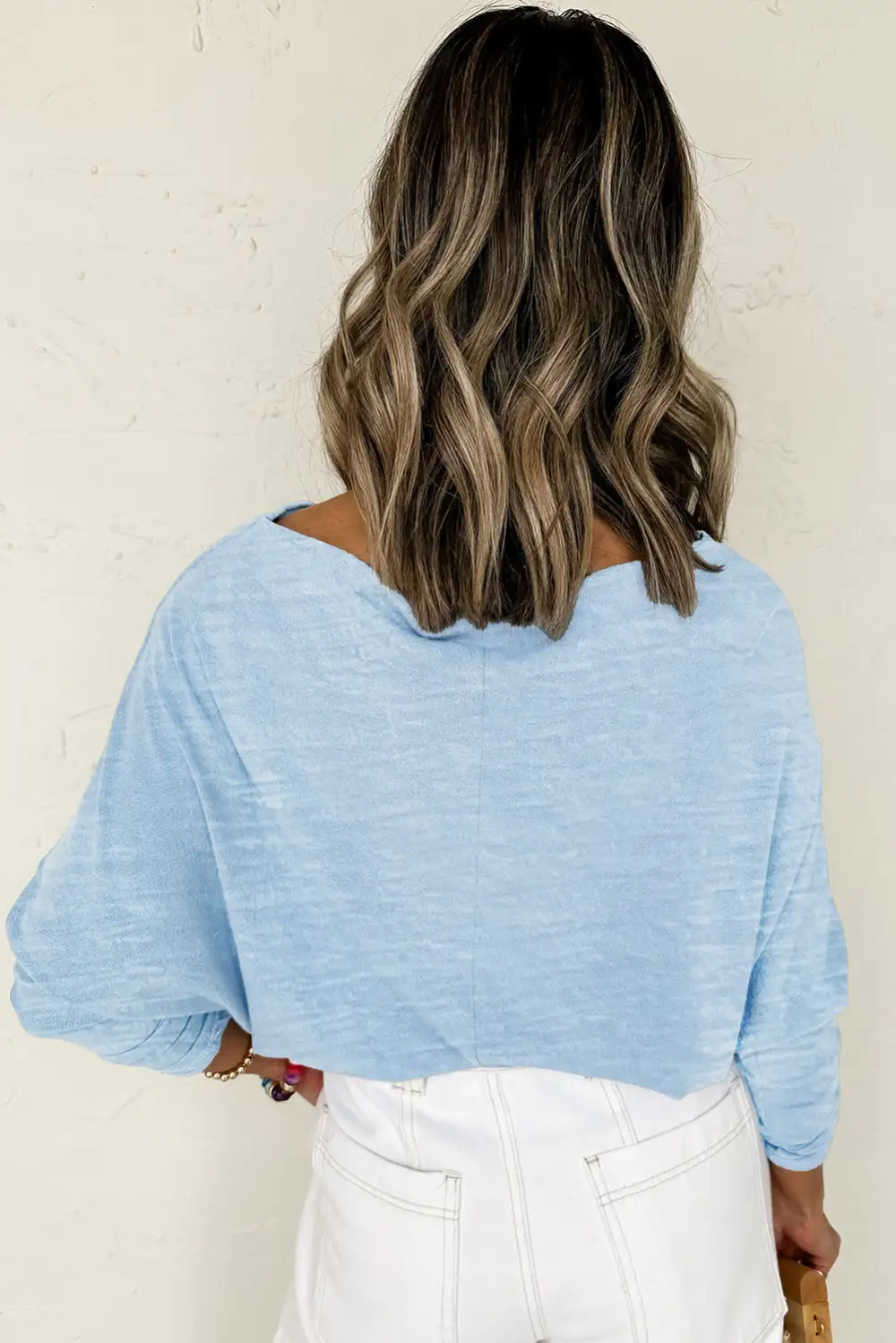 Solid Long Sleeve Women's Top