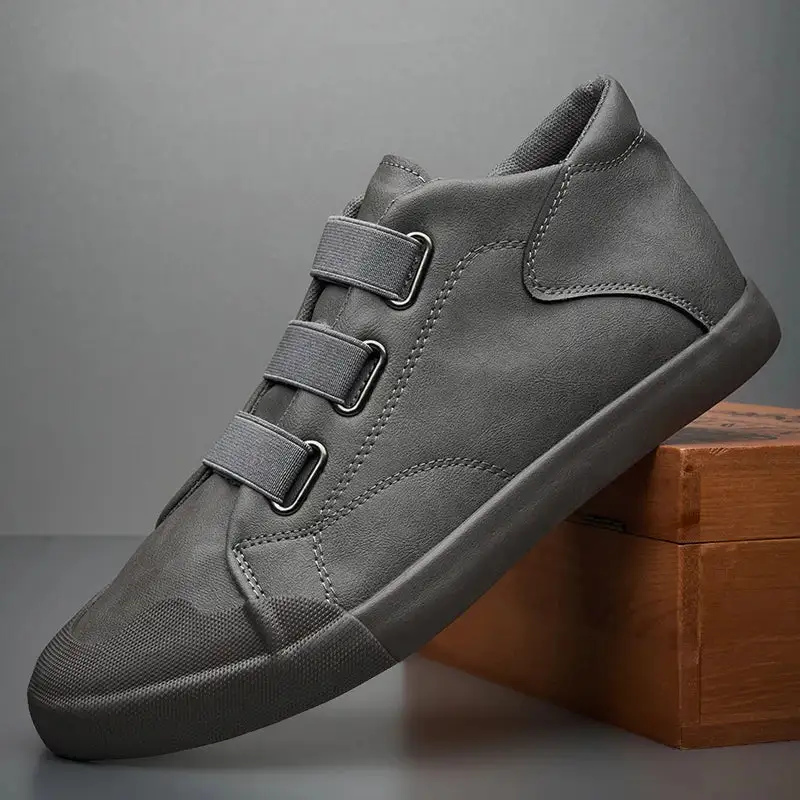 Casual Sneakers with Elastic Straps