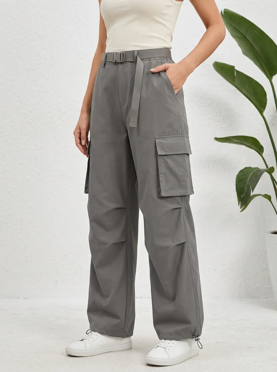 Women's Belted Utility Cargo Pants