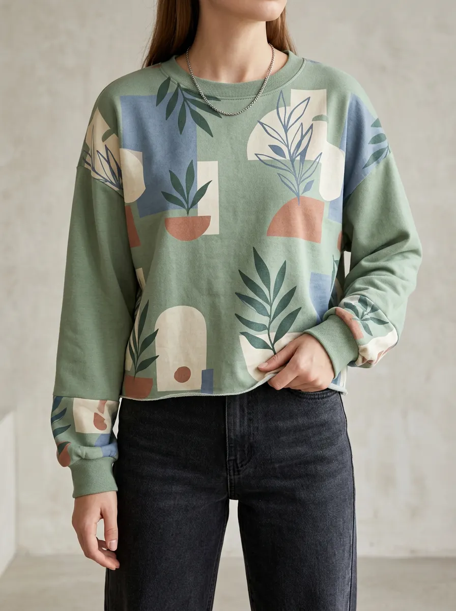 Cropped Everyday Sweatshirt