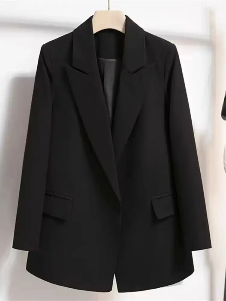 Belted-Waist Tailored Women's Blazer
