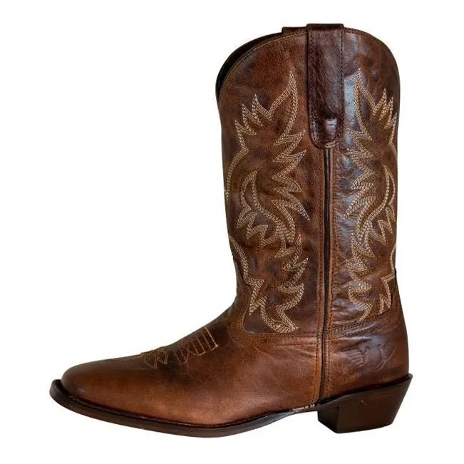 Utility Pull On Men's Denim Boots