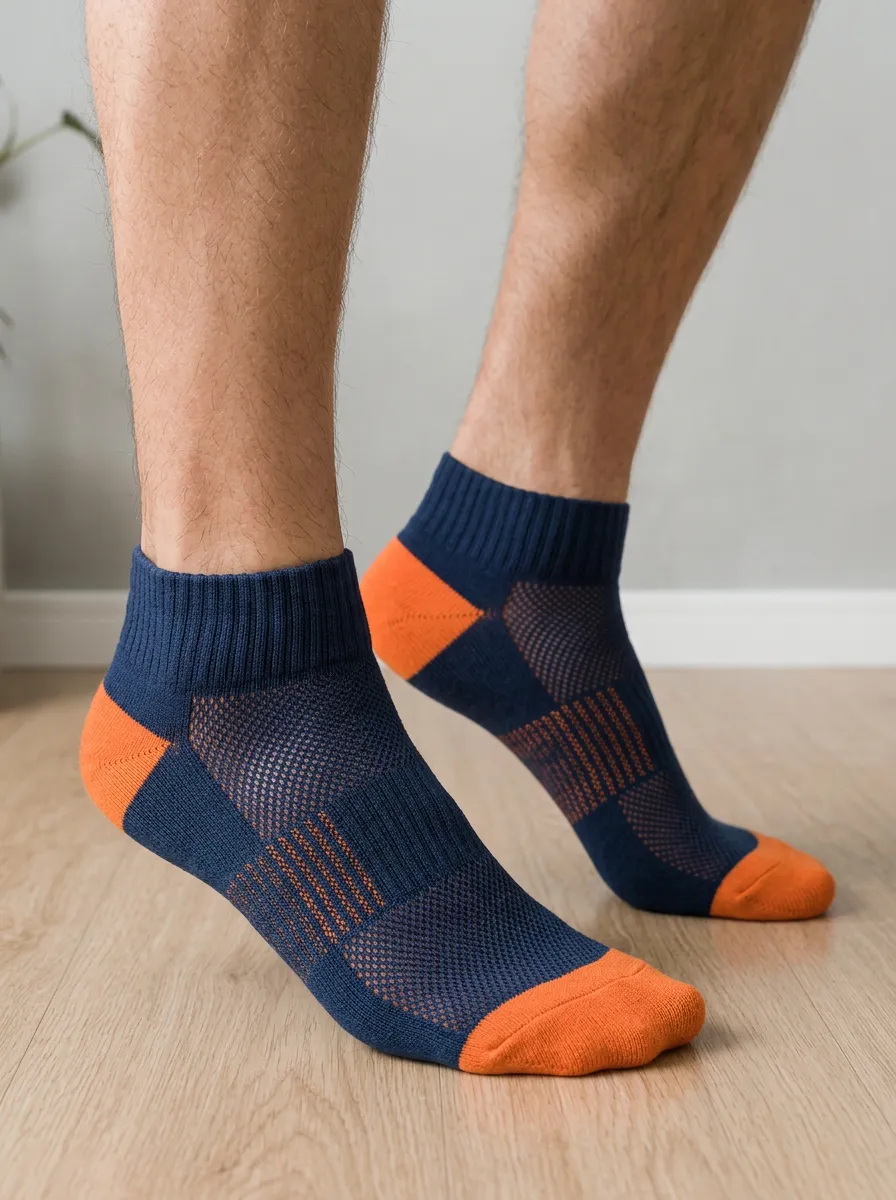 Men's Heritage and Color-Block Ankle Socks