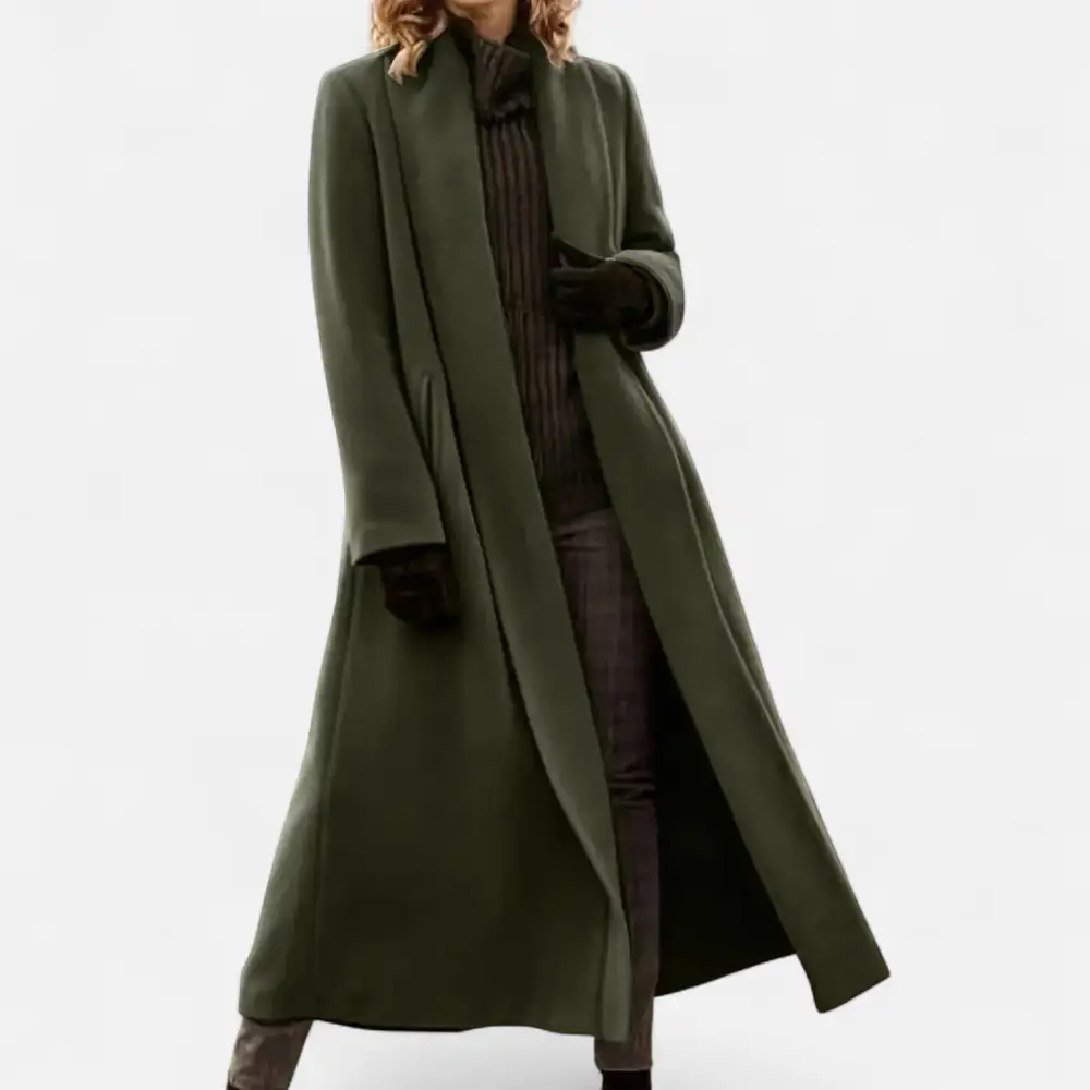 Classic Lapel Collar Trench Coat