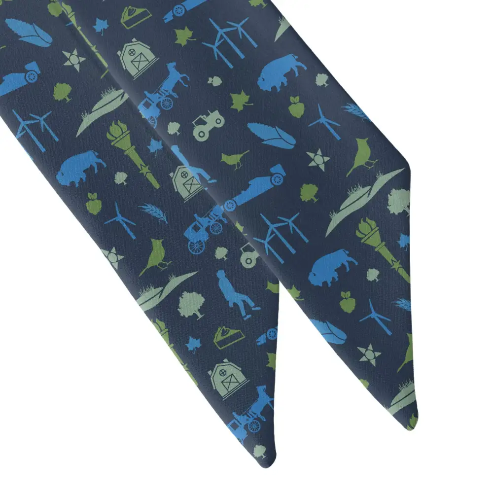 Indiana State Heritage Design Hair Scarf