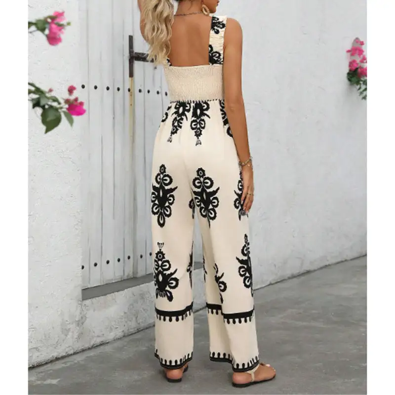 Boho Print Effortless Jumpsuit