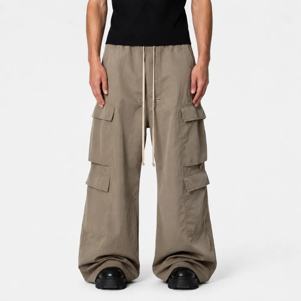 Retro Zip Pocket Wide Leg Cargo Pants