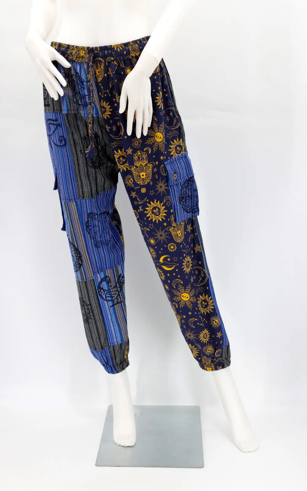 Women's Modern Harem Patchwork Festival Pants