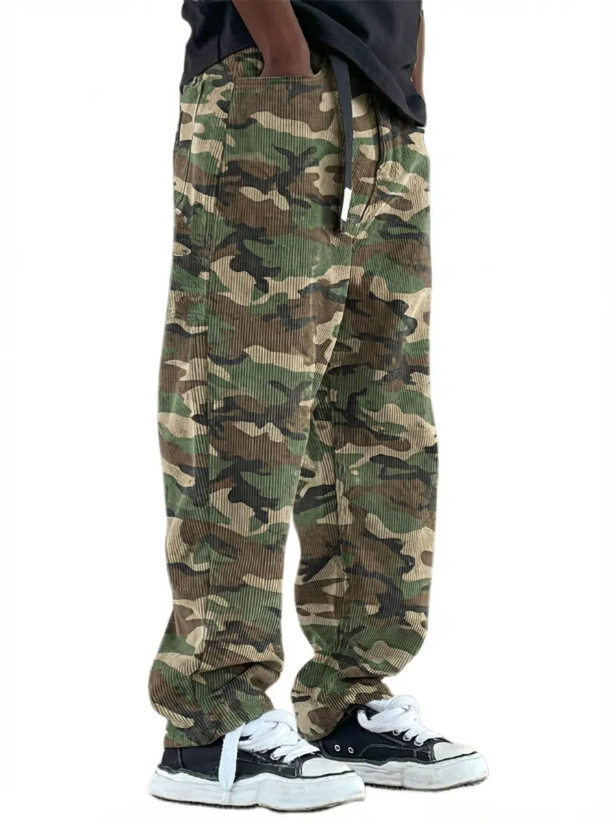 Soft Corduroy Casual Pants