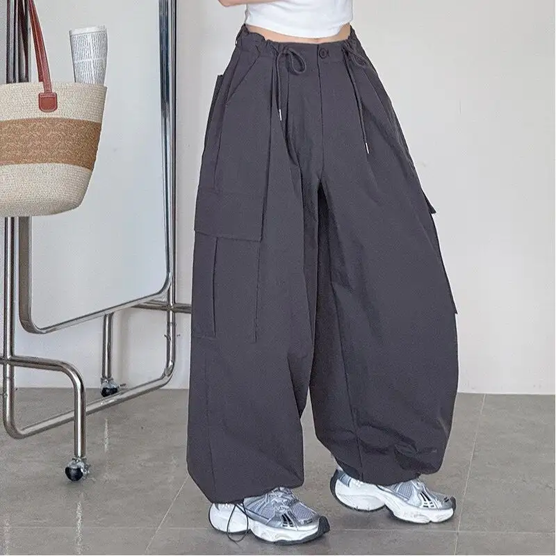 Drawstring Multi Pocket Cargo Pants