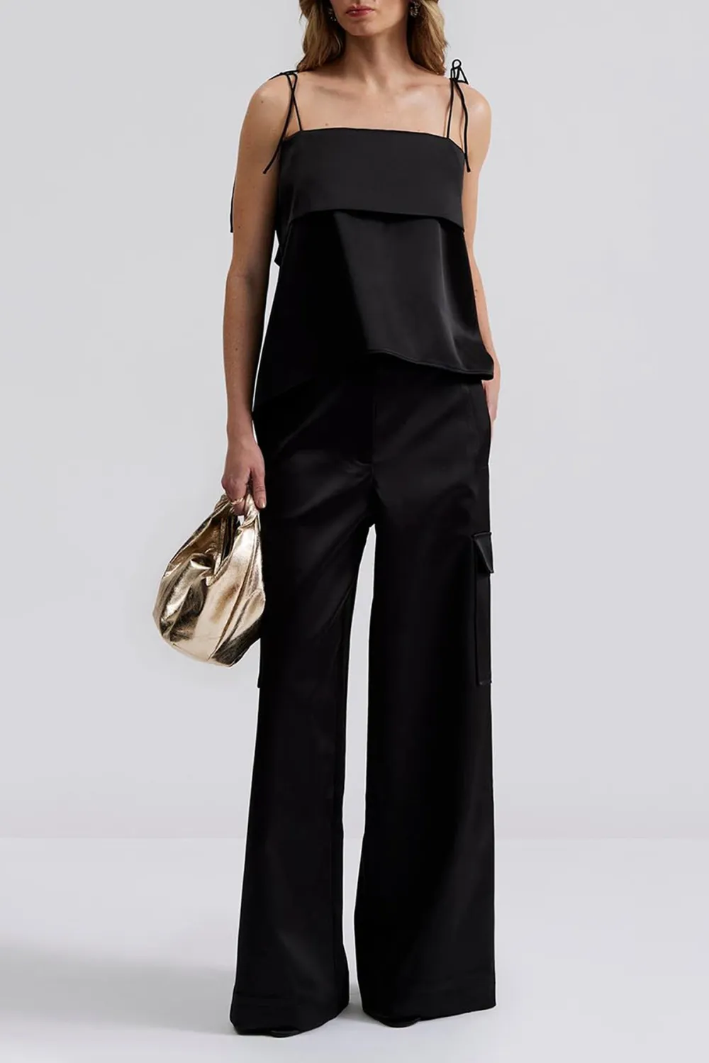 Open back strappy top