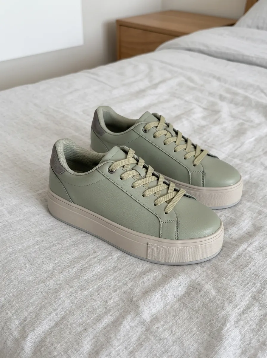 Women's Minimalist Lifestyle Edit Platform Skate Shoes