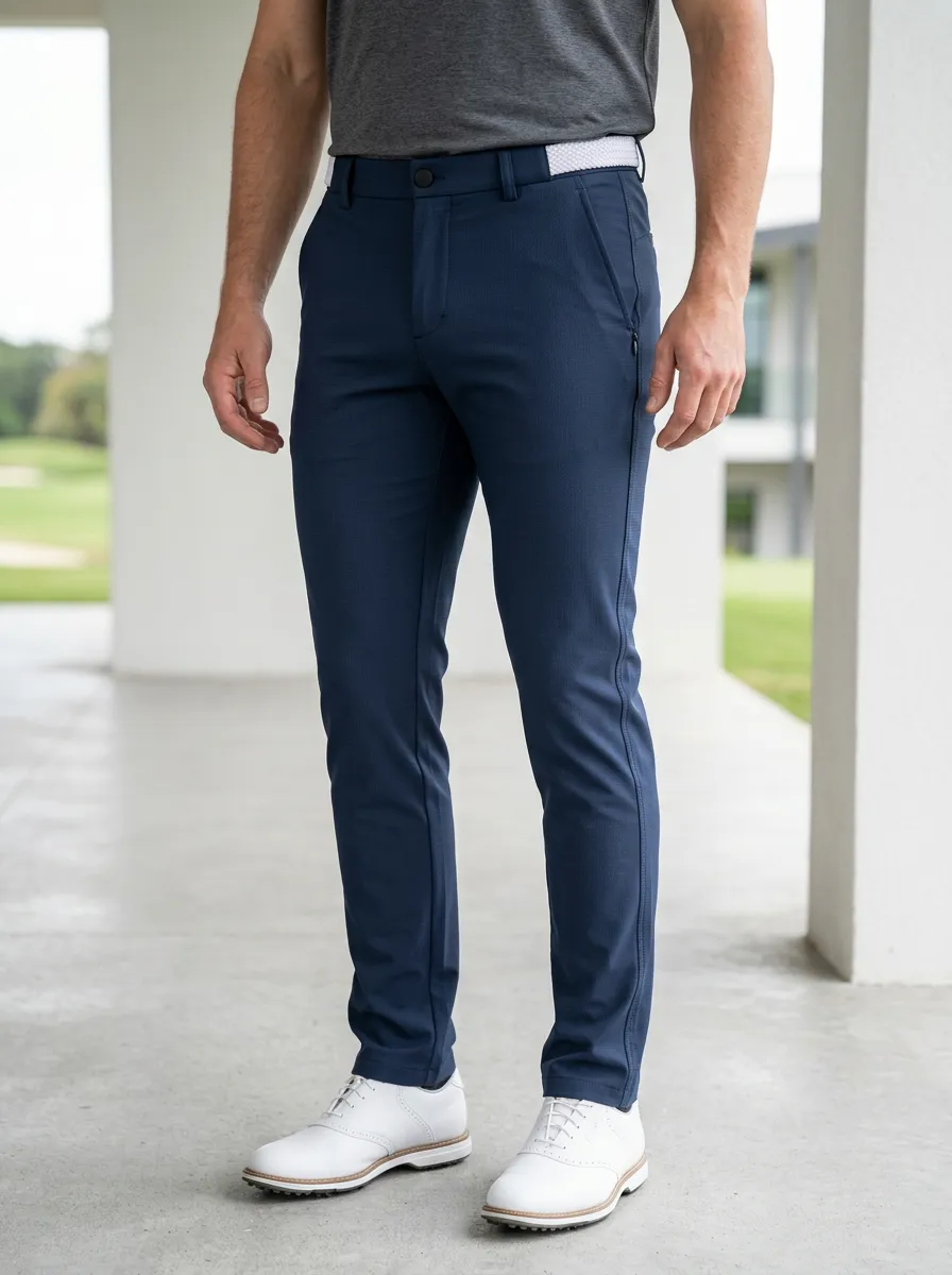 Men's Refined Textured Stretch Golf Pants