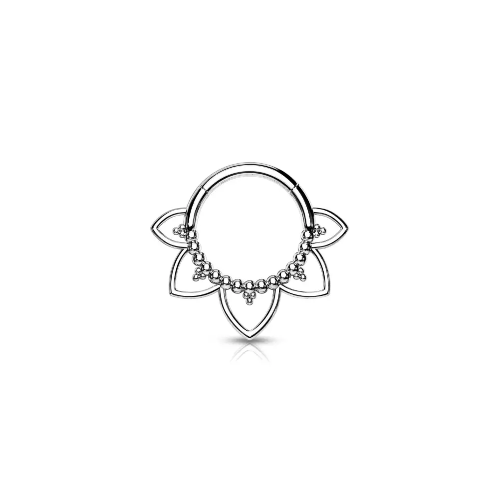 Essential Titanium Clicker Hoop Ring