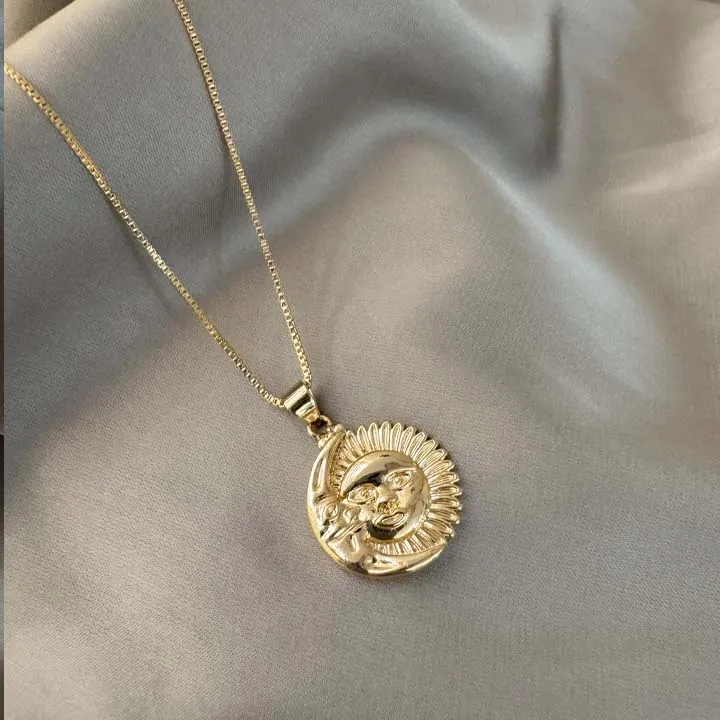 Sun And Moon Necklace