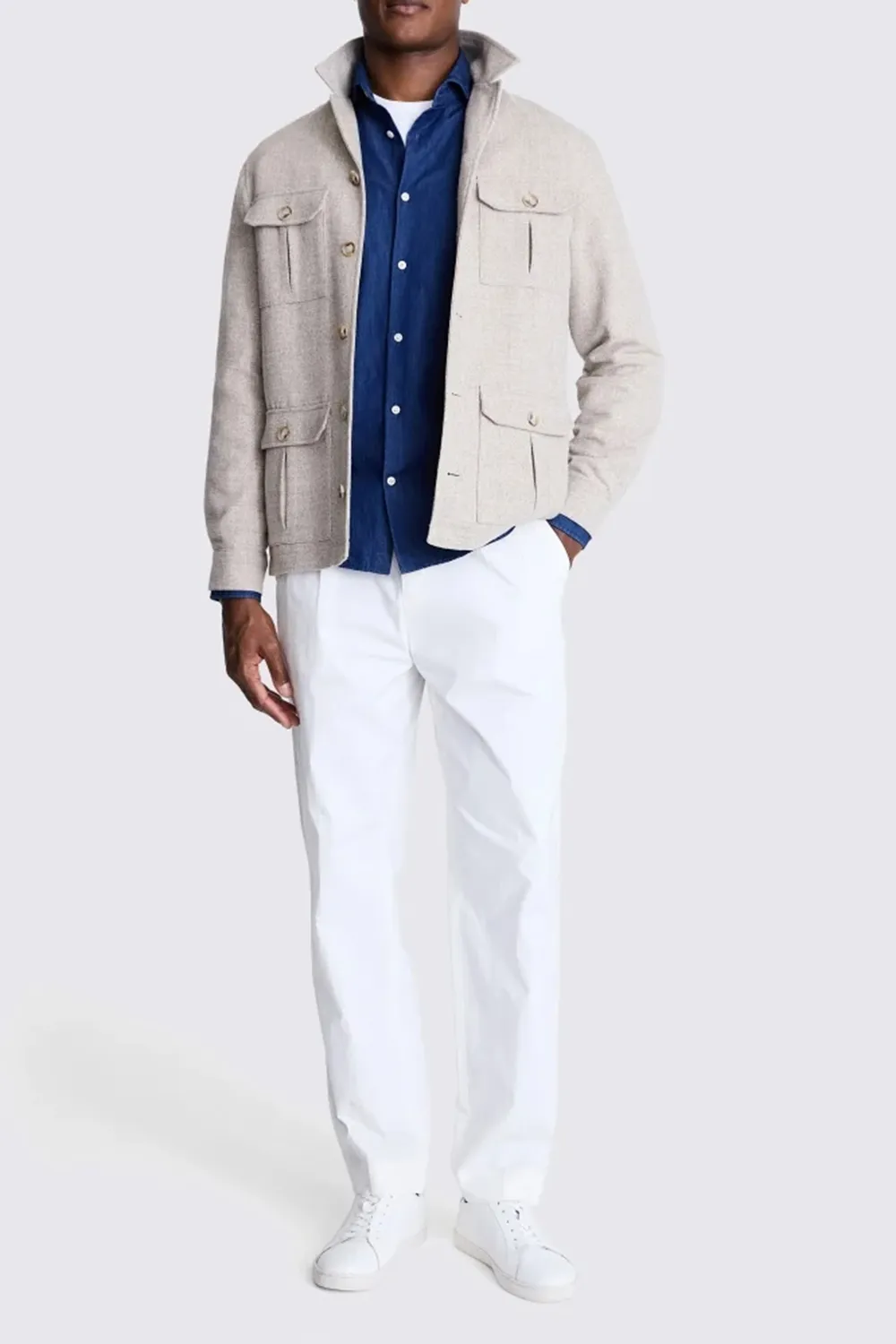 Soft And Stylish Brown Men's Shirt Jacket