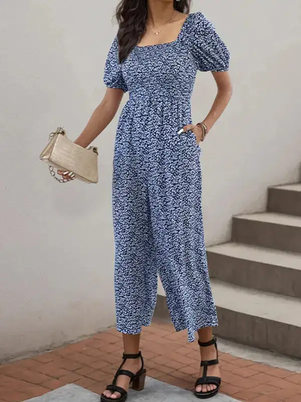 Tailored Everyday Printed Jumpsuit