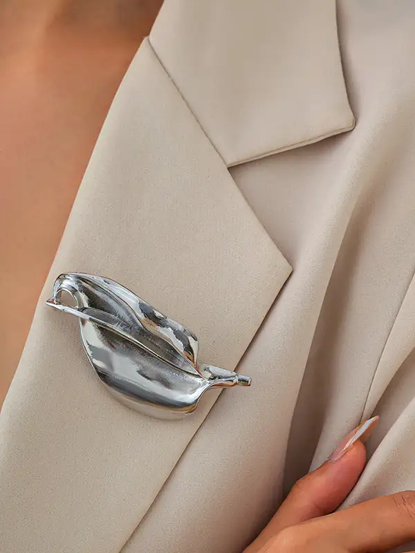 Contemporary Geometric Brooch Pin
