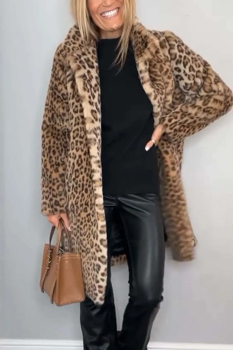 Leopard Winter Coat