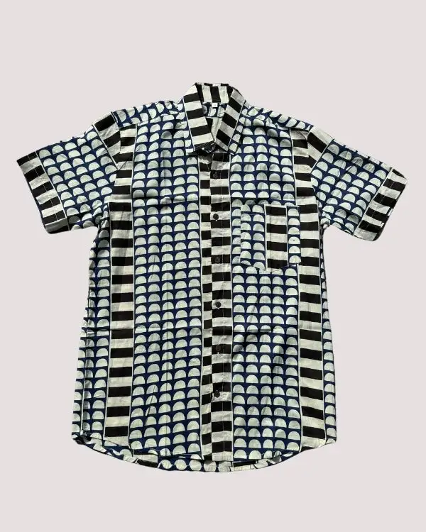 Relaxed Printed Men's Shirt