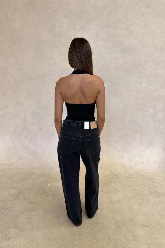 Black Halter Tank