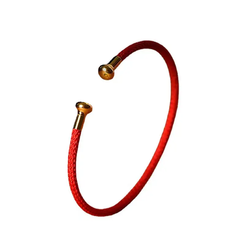 Simple Design Handmade Braid String Cuff Bracelet
