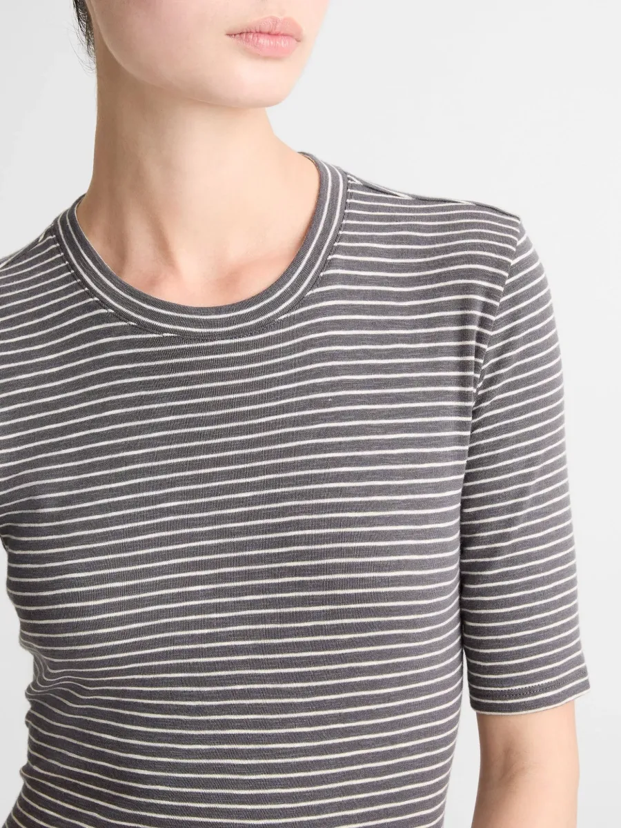 Striped Knit Tee