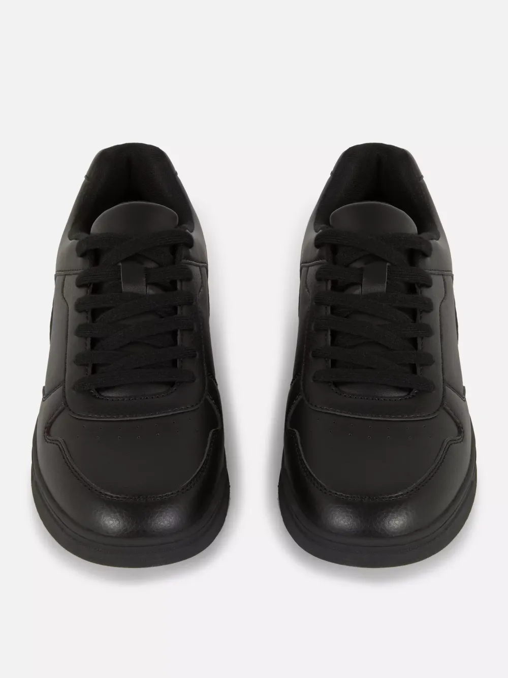 Classic Basic Round Head Lace-Up Sports Shoes