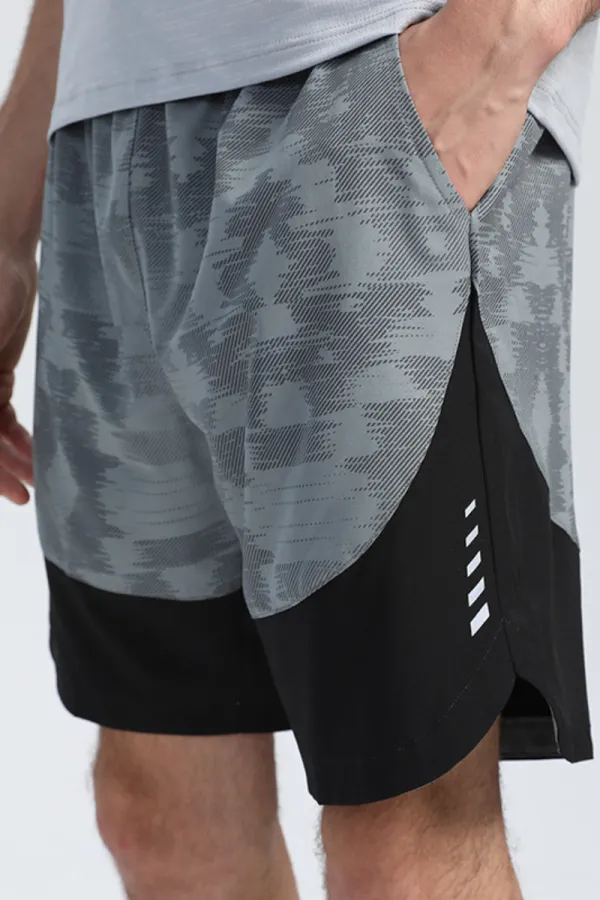 Flexible Training Quick Dry Breathable Drawstring Athletic Shorts
