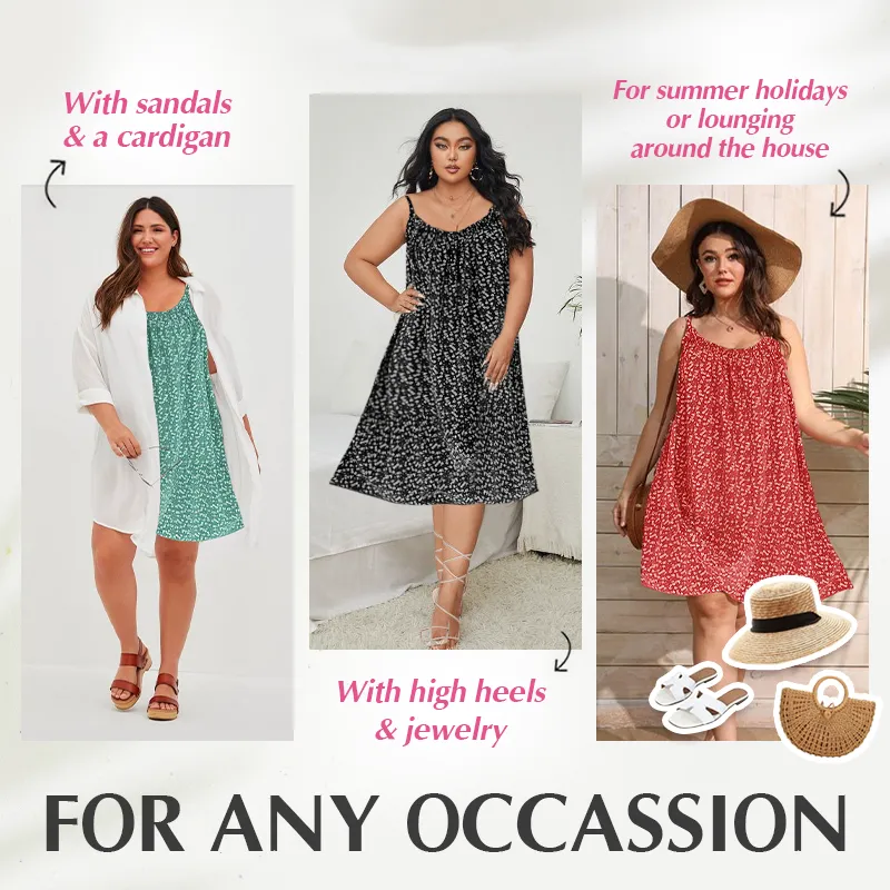 🔥2026 Hot sale🔥Floral Printed Camisole Dress