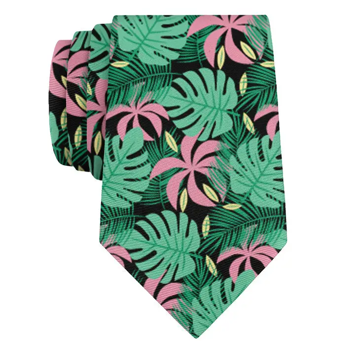 Palm Pattern Necktie