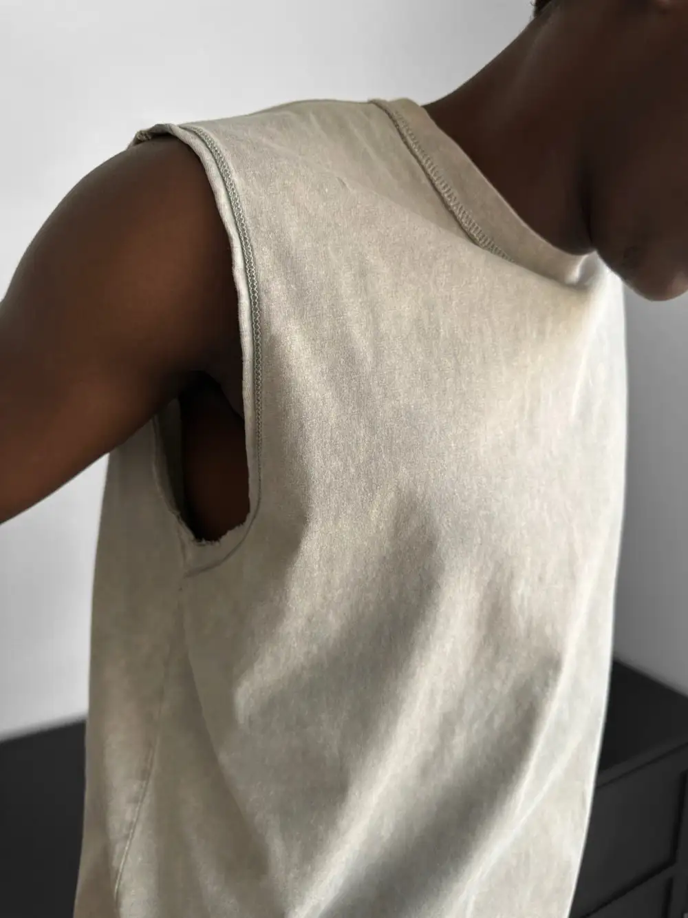 Easygoing Relaxed Washed Tank Top