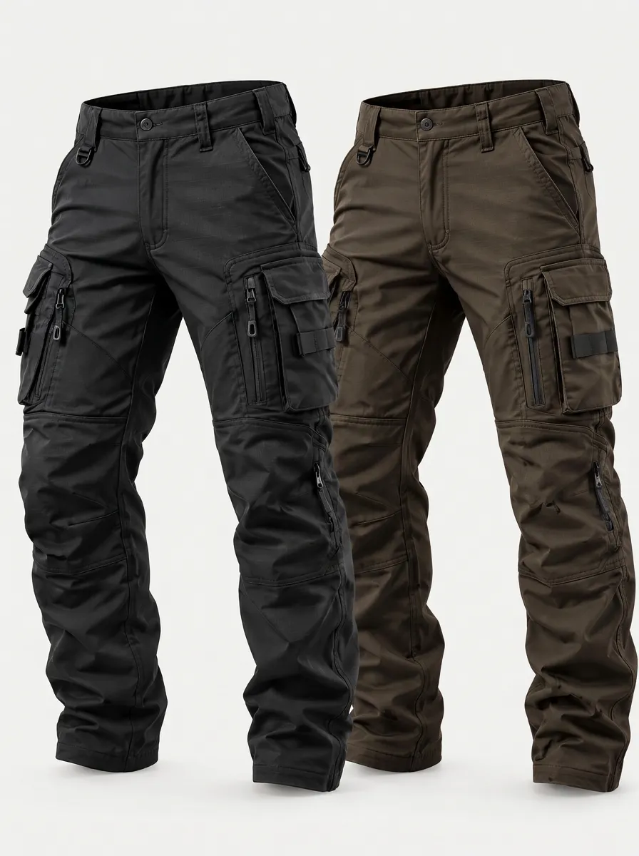 Men's Multi Pack Utility Tactical Pants with Tactical Cargo Multi Pocket Detail